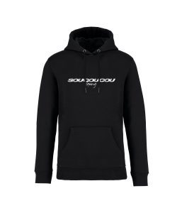 sweatshirt soucoucou gang front noir slogan