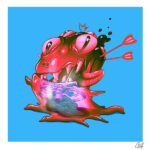 syrk visuel monster blue caribean