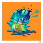 syrk visuel monster orange