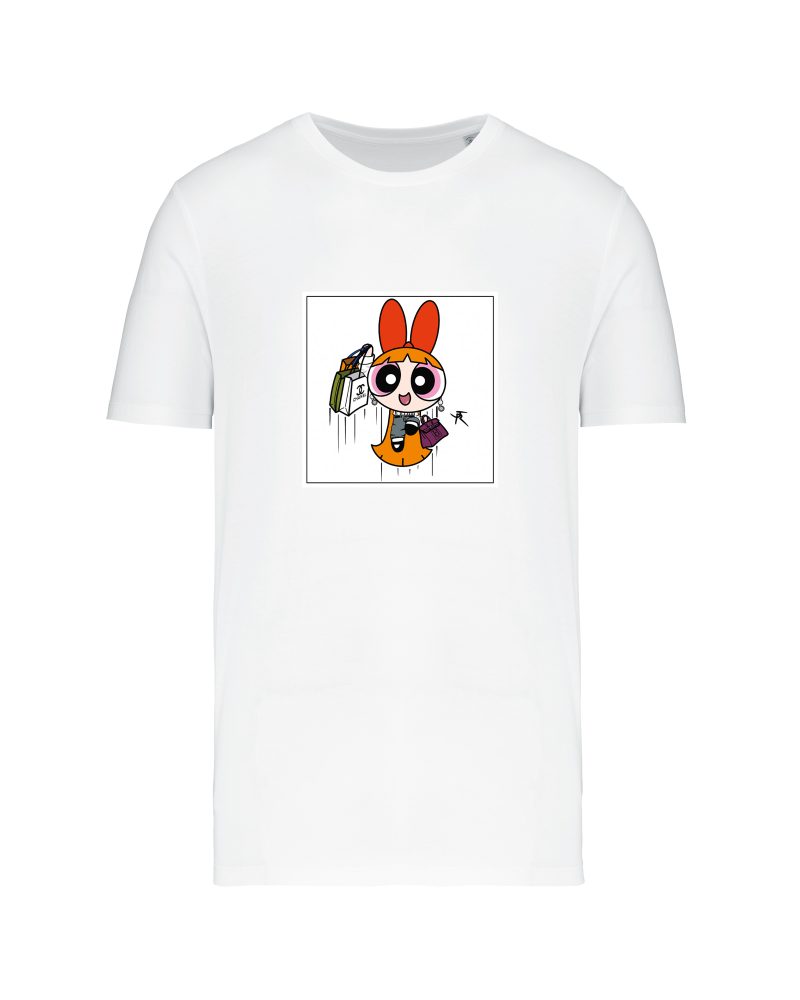 teeshirt super nana front blanc