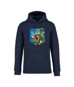 sweatshirt briancon front bleu marine