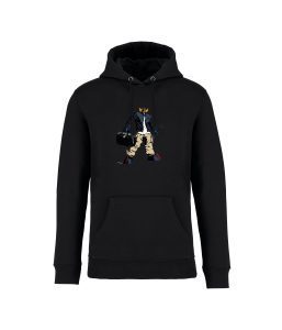 sweatshirt goldorak front noir