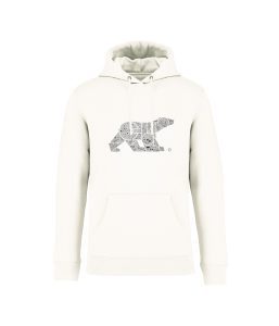sweatshirt ours 150 front ivoire sweatshirt ours 150 front ivoire