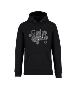 sweatshirt ricochets 150 front noir sweatshirt ricochets 150 front noir