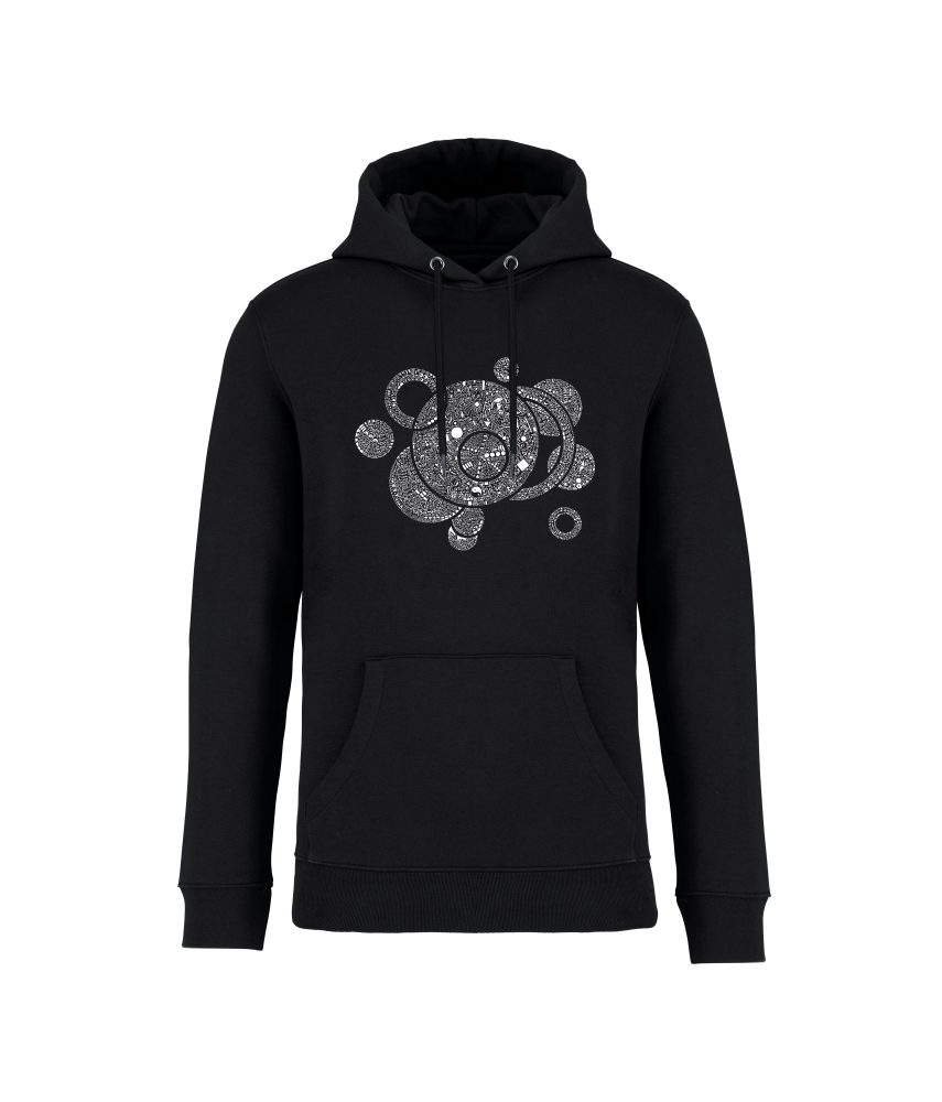 sweatshirt ricochets 150 front noir sweatshirt ricochets 150 front noir