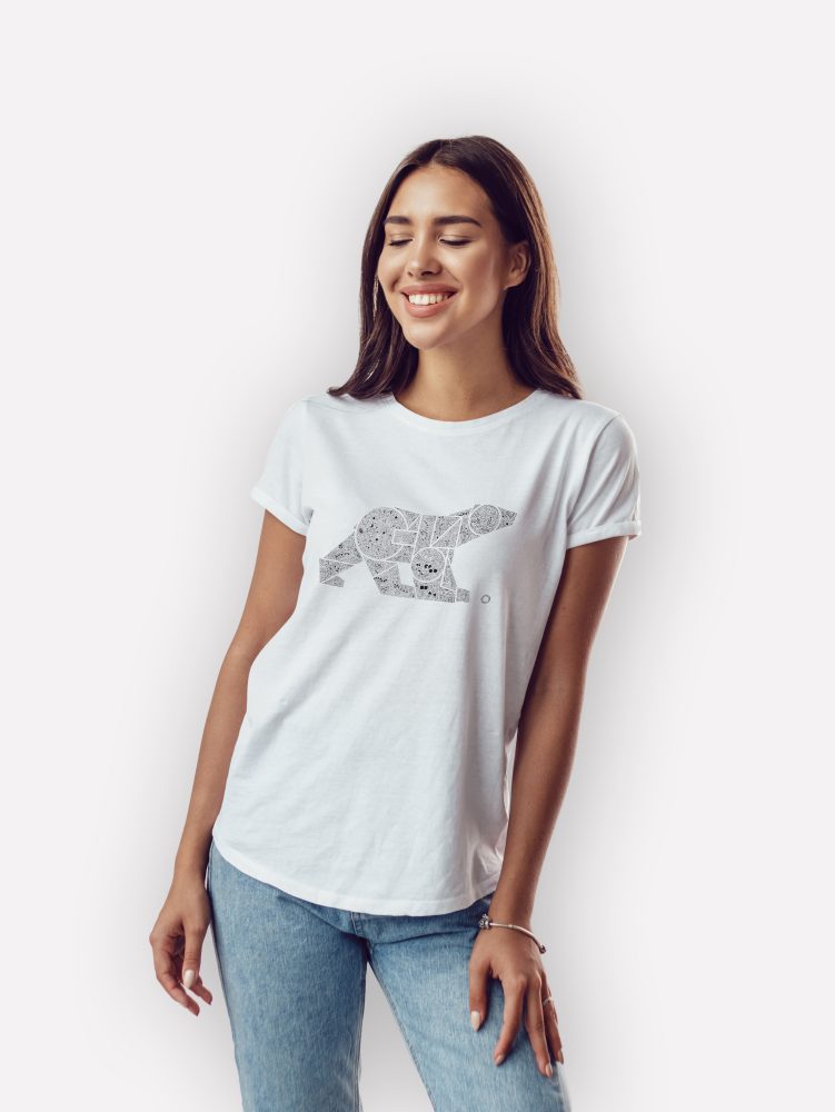 teeshirt femme ours 150 mockup front blanc teeshirt femme ours 150 mockup front blanc