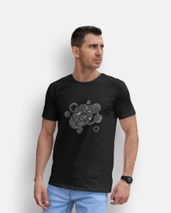 teeshirt homme ricochets 150 mockup front noir teeshirt homme ricochets 150 mockup front noir