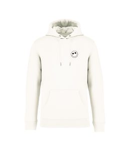 sweatshirt good vibes front ivoire