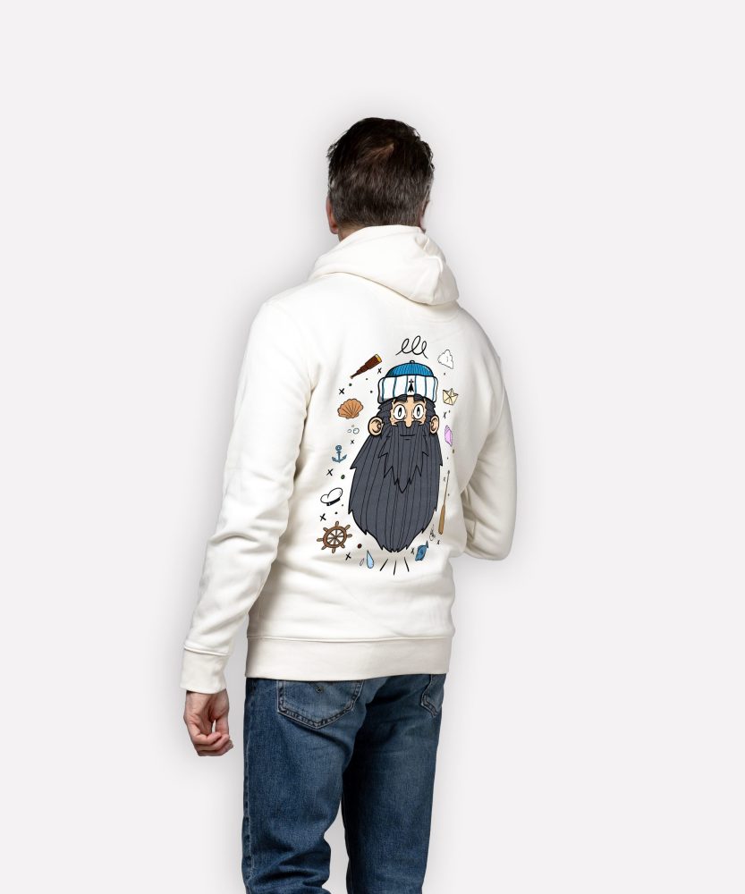 sweatshirt homme marin gris mockup back ivoire