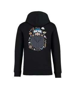sweatshirt marin gris back noir