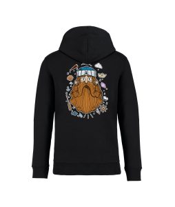 sweatshirt marin roux back noir