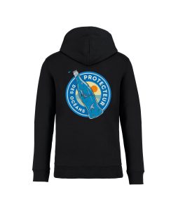 sweatshirt protecteur oceans back noir