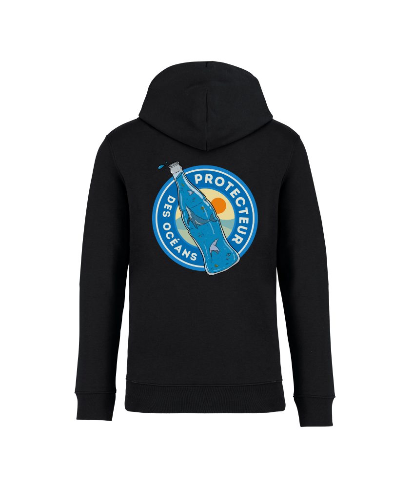 sweatshirt protecteur oceans back noir