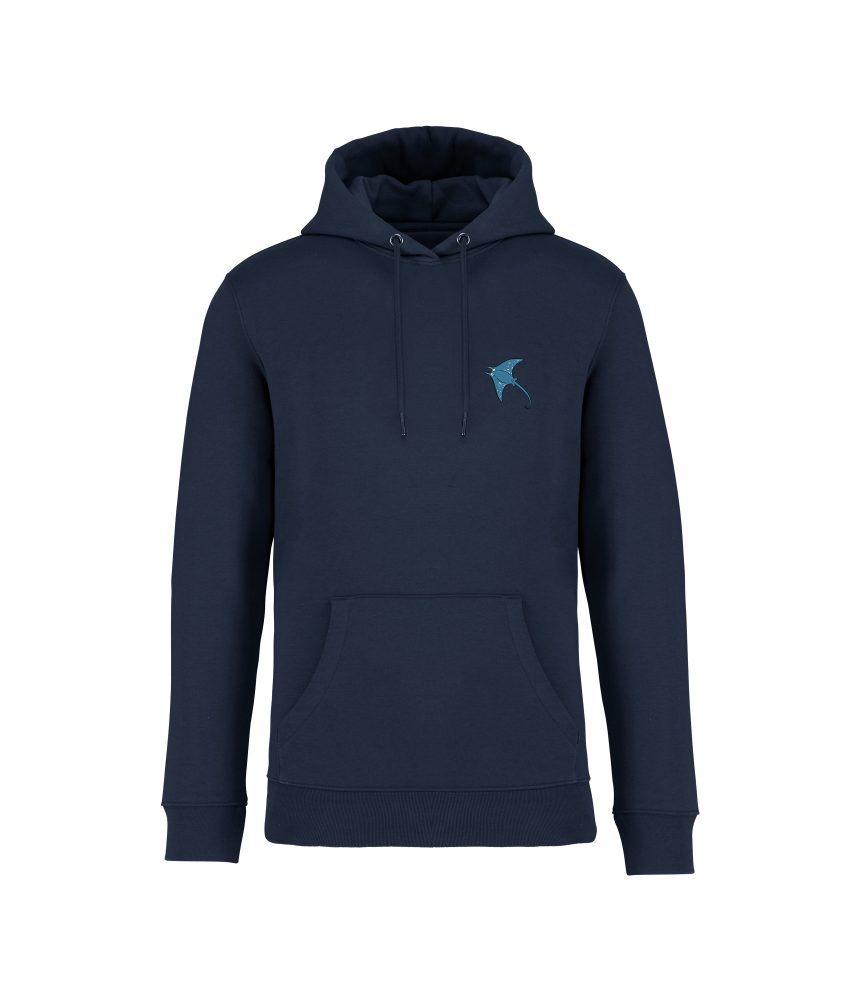 sweatshirt protecteur oceans front bleu marine raie