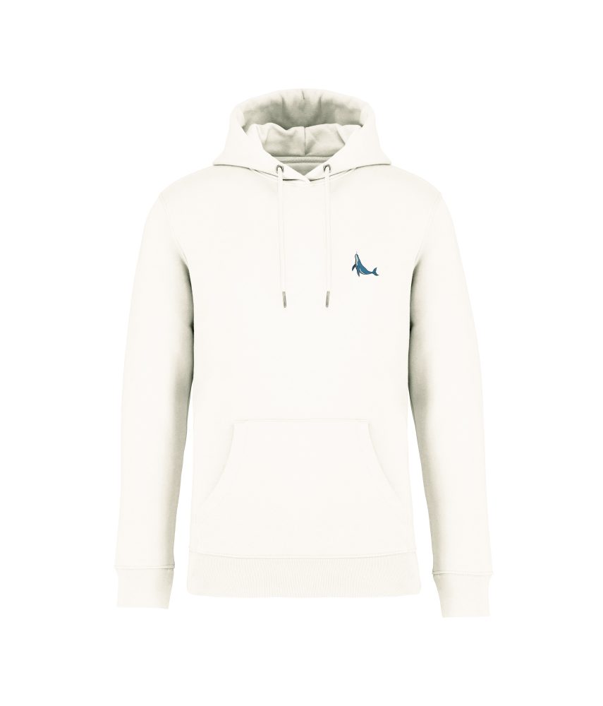 sweatshirt protecteur oceans front ivoire baleine