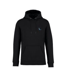 sweatshirt protecteur oceans front noir baleine