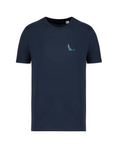 teeshirt baleine front bleu marine