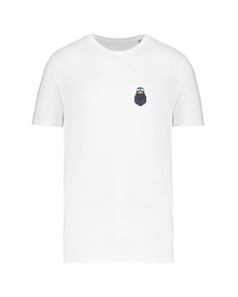 teeshirt marin gris front blanc