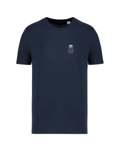 teeshirt marin gris front bleu marine