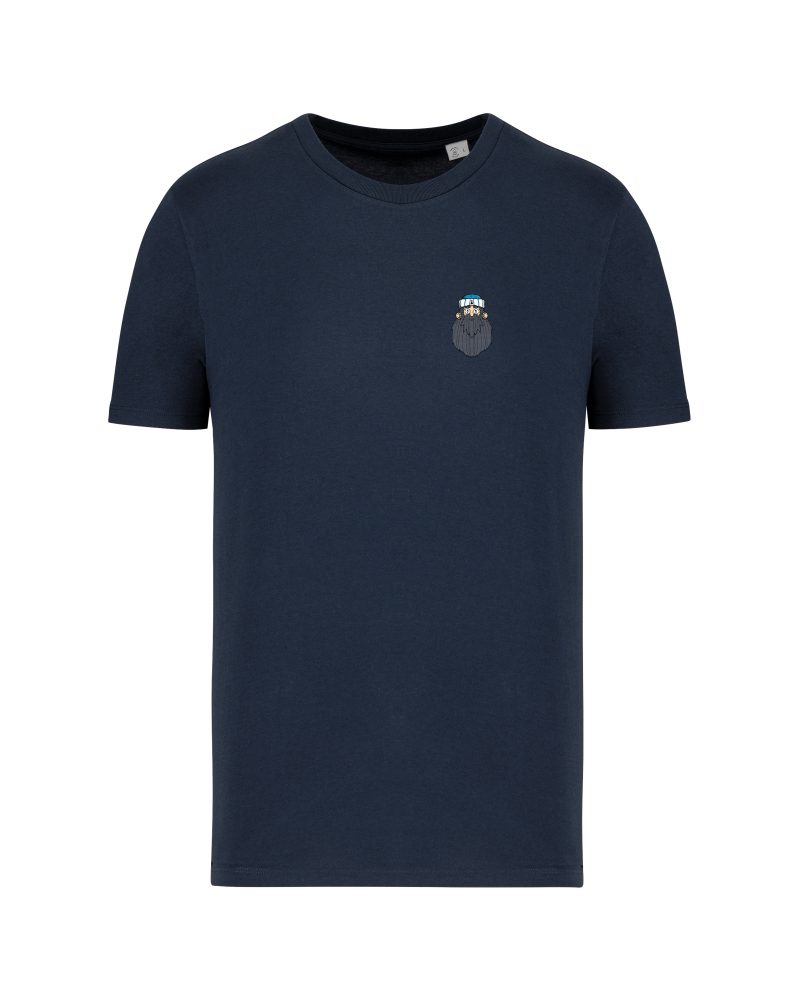 teeshirt marin gris front bleu marine