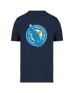 teeshirt protecteur oceans back bleu marine
