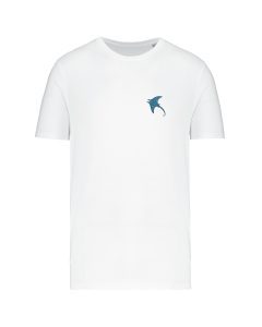 teeshirt raie front blanc