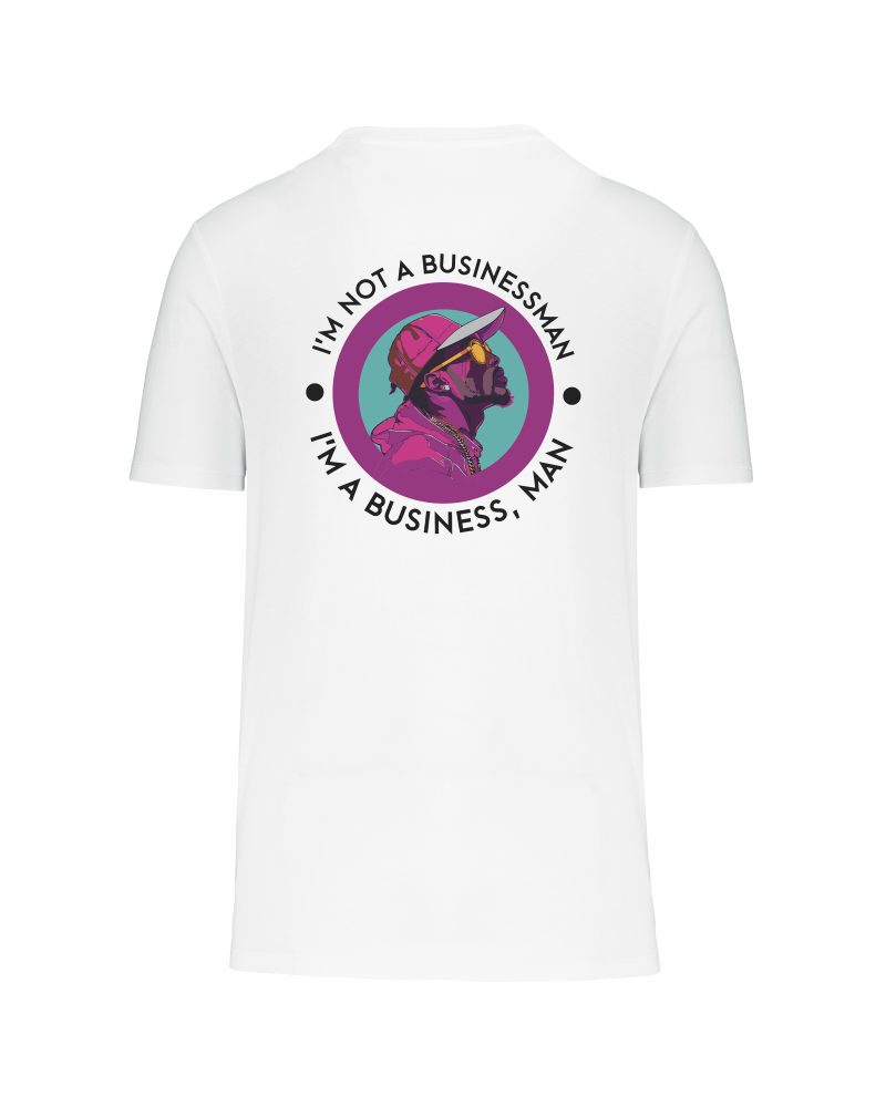 teeshirt businessman back blanc