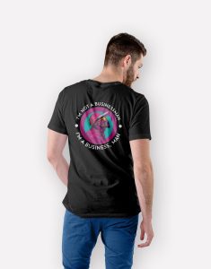 teeshirt homme businessman mockup back noir