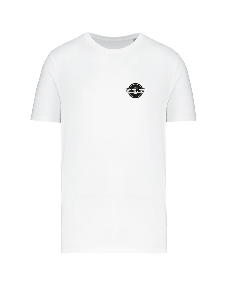 teeshirt color flow logo front blanc