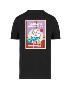 teeshirt cupcake back noir