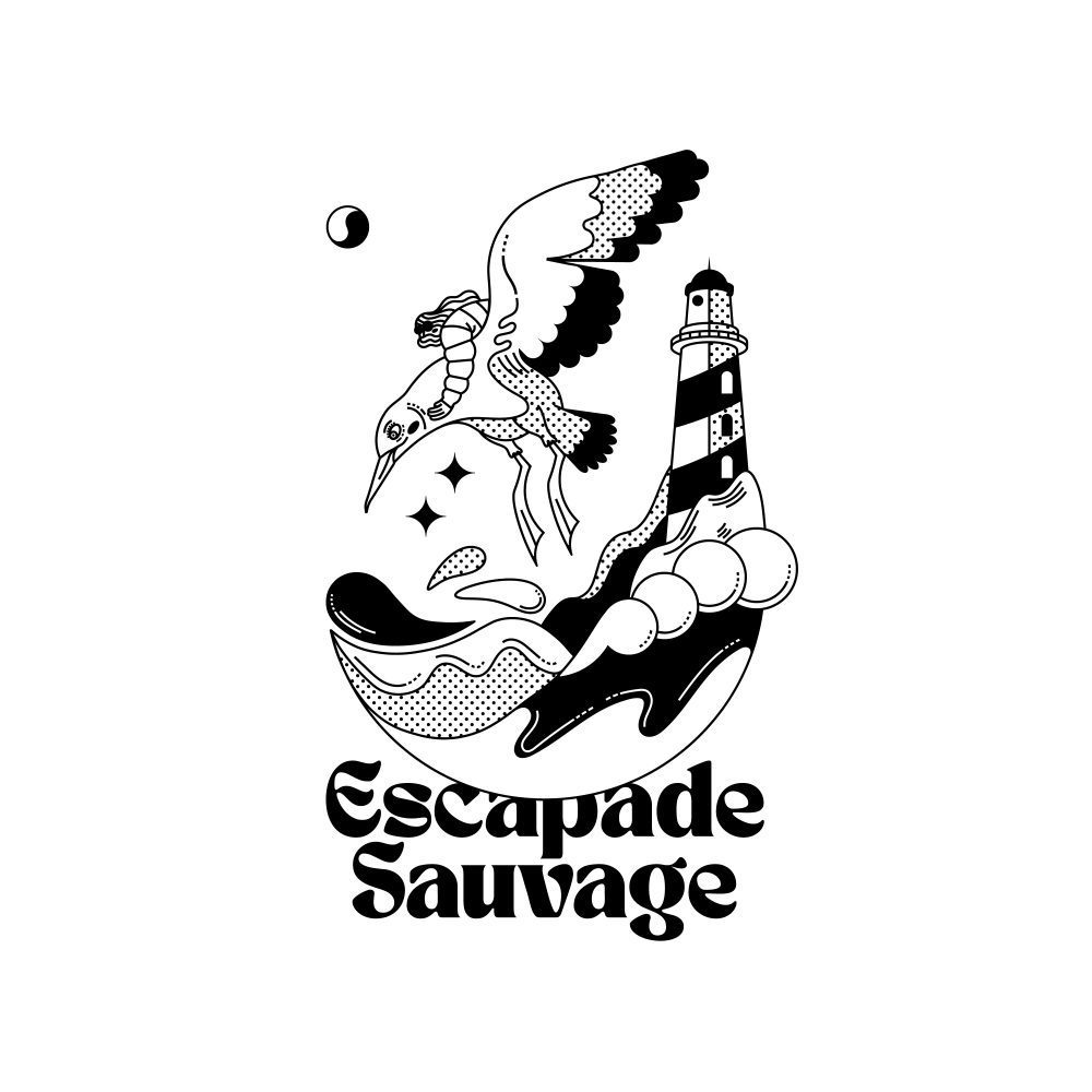 coeur singulier visuel mouette sauvage