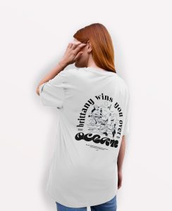 teeshirt femme ocean mockup back blanc