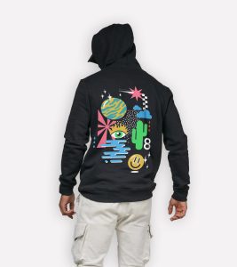 sweatshirt homme cactus mockup back noir