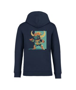 sweatshirt cactus clash back bleu marine