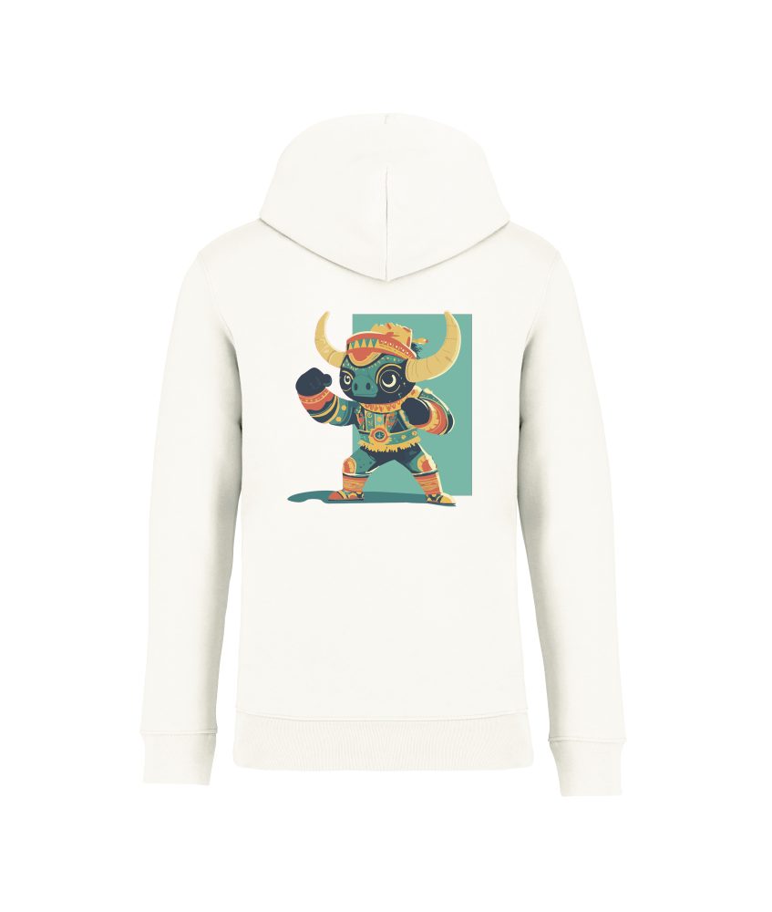 sweatshirt cactus clash back ivoire