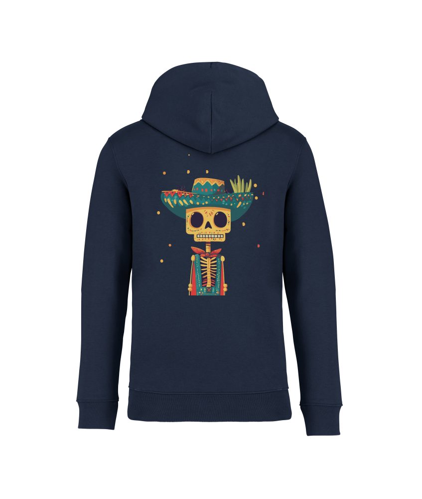sweatshirt coco tequila back bleu marine
