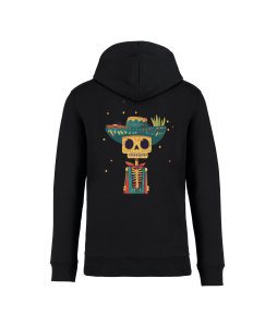 sweatshirt coco tequila back noir
