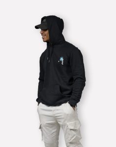 sweatshirt homme cactus mockup front noir