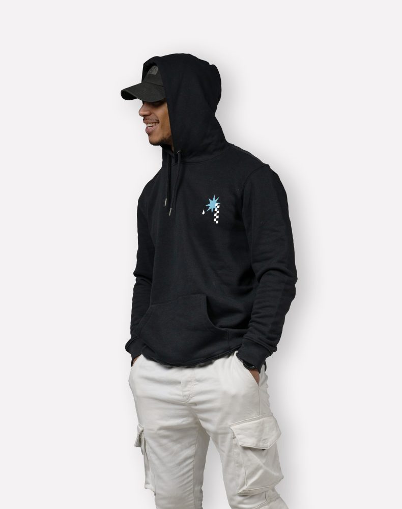 sweatshirt homme cactus mockup front noir