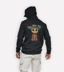 sweatshirt homme coco tequila mockup back noir