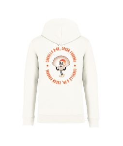 sweatshirt coquille back ivoire
