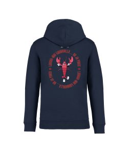 sweatshirt homard back bleu marine