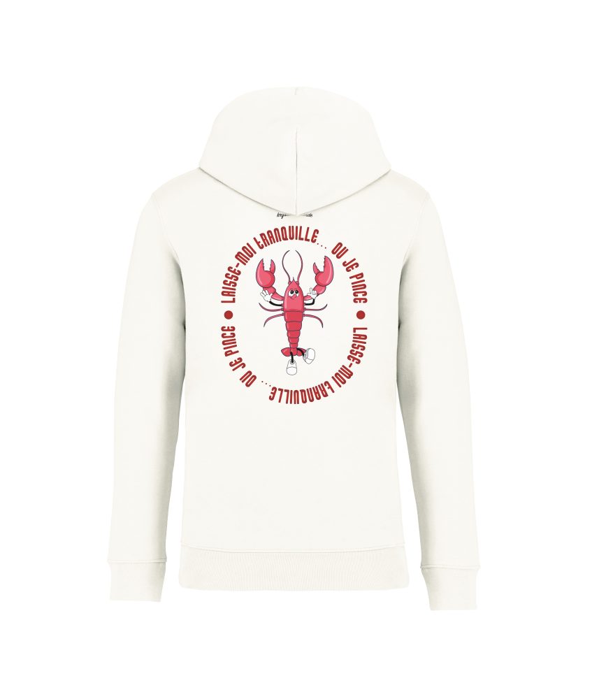 sweatshirt homard back ivoire