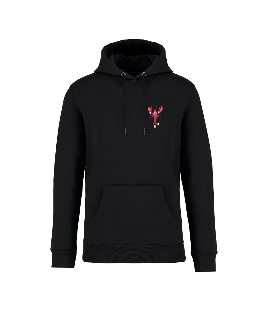 sweatshirt homard front noir