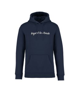 sweatshirt krystel front bleu marine nom artiste
