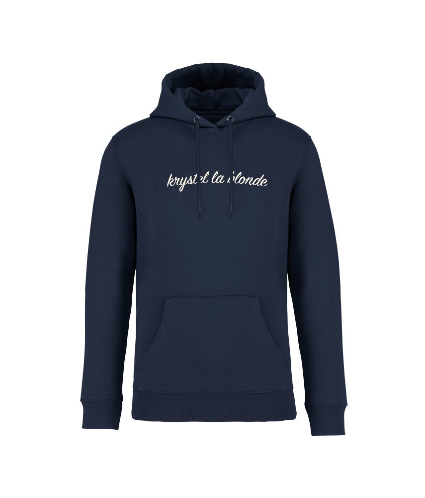 sweatshirt krystel front bleu marine nom artiste