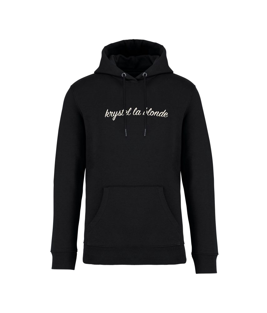 sweatshirt krystel front noir nom artiste