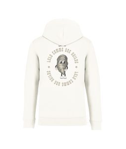 sweatshirt perle back ivoire