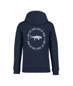 sweatshirt sushi back bleu marine