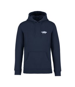 sweatshirt sushi front bleu marine